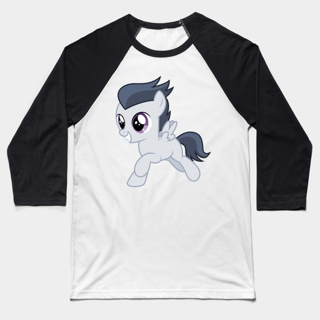 Rumble running Baseball T-Shirt by CloudyGlow